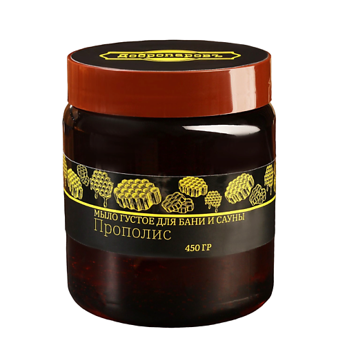 

ДОБРОПАРОВЪ Мыло густое для волос и тела "Прополис" Honey, мёд, банное 450.0, Мыло густое для волос и тела "Прополис" Honey, мёд, банное