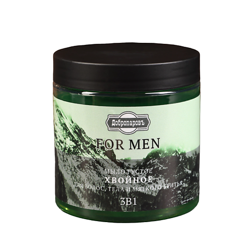 

ДОБРОПАРОВЪ Мыло густое "FOR MEN" 3в1 Хвойное 280.0, Мыло густое "FOR MEN" 3в1 Хвойное
