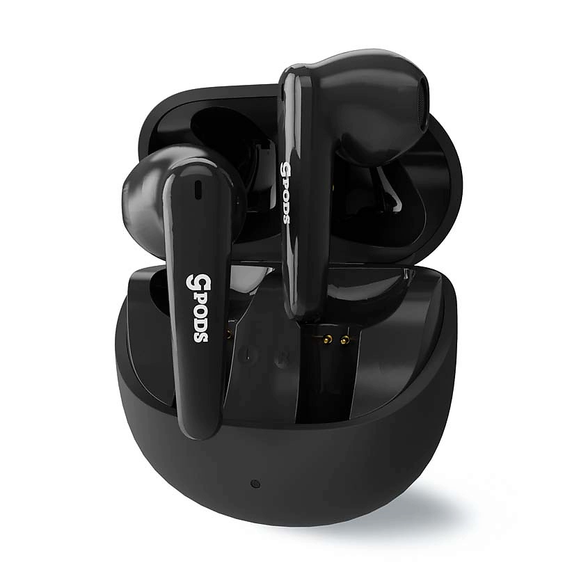 Изображение товара CASEGURU.RU Наушники беспроводные с микрофоном игровые CGPods Allure, Черный