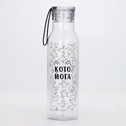 Бутылка для воды «Кото йога»