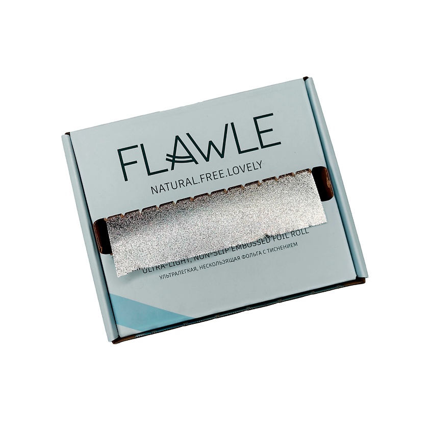 Изображение товара FLAWLE Ультра легкая тисненая фольга парикмахерская для окрашивания 100 м х 120 мм 12 мкм, 10000 см
