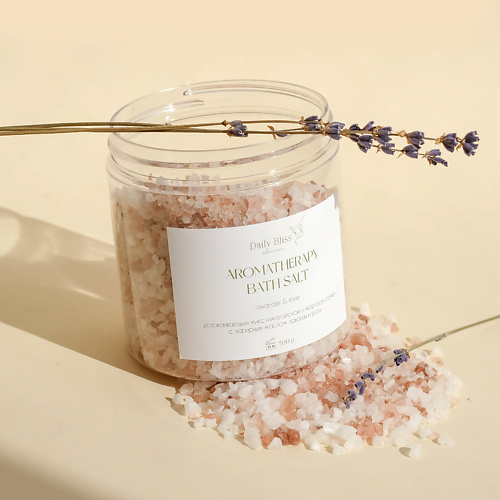 

DAILY BLISS SKINCARE Комплекс гималайской и морской солей с эфирными маслами "Лаванда и роза" 500.0, Комплекс гималайской и морской солей с эфирными маслами "Лаванда и роза"