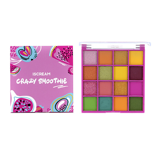 

ISCREAM Палетка теней для век CRAZY SMOOTHIE, Палетка теней для век CRAZY SMOOTHIE
