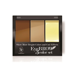 Набор теней для коррекции бровей с воском EYEBROW 3 COLOR SET