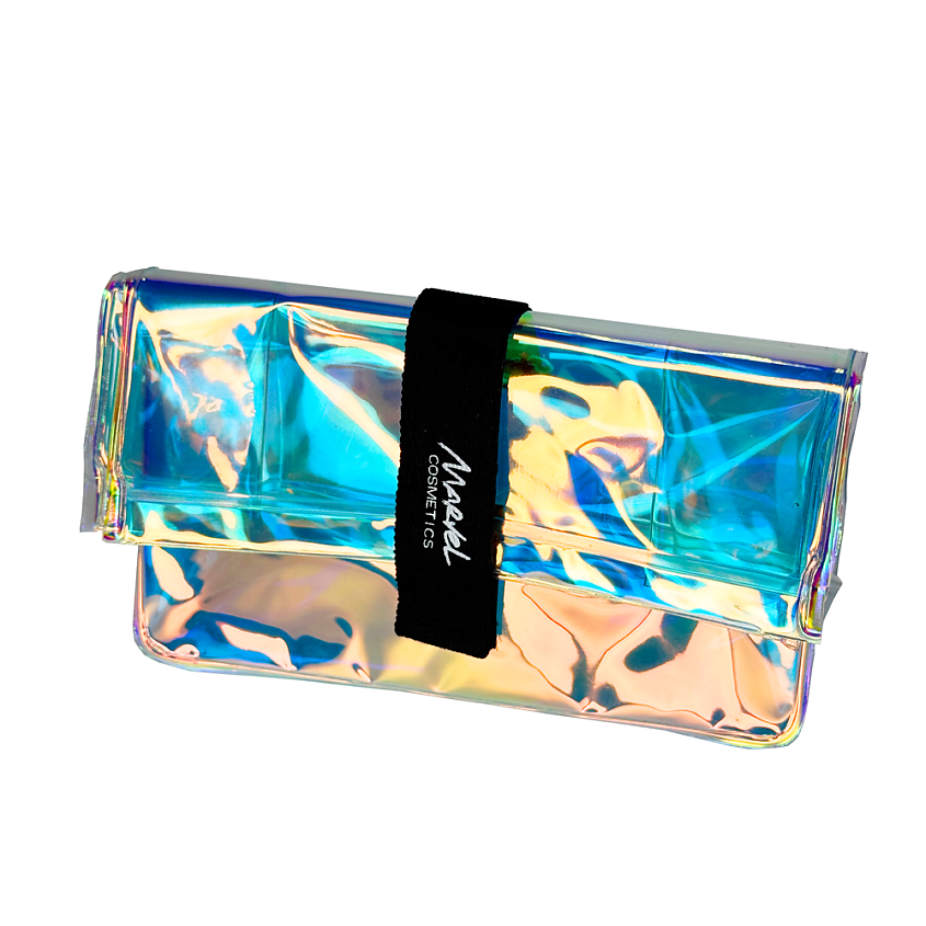 Изображение товара Прозрачная голографическая косметичка Marvel Cosmetics для детей и взрослых