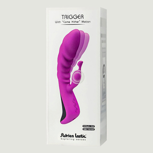 Секс-игрушки ADRIEN LASTIC Trigger Массажер с волнообразными движениями, с клиторальным стимулятором