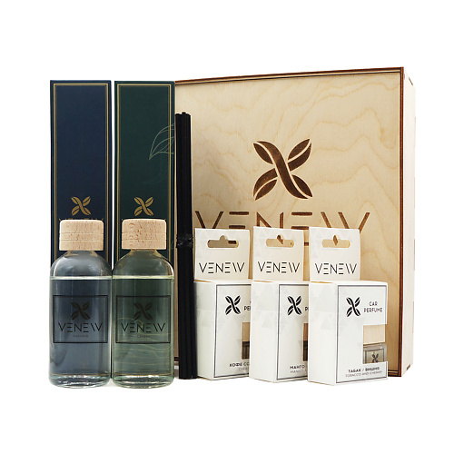 VENEW Подарочный набор ароматических средств для дома venew мыло твердое пафюмированное ручной работы унисекс набор 1 0