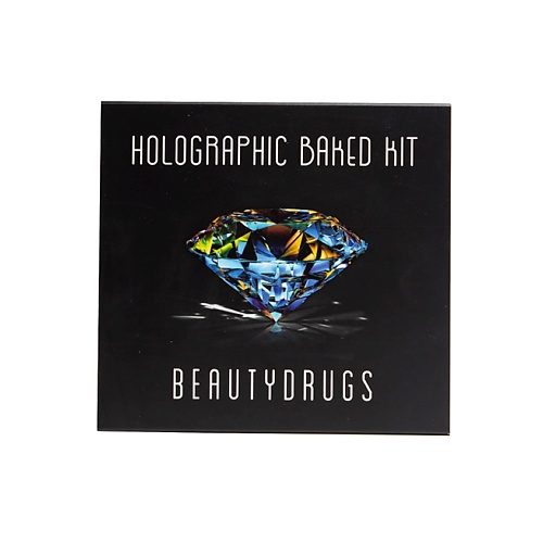 фото Beautydrugs holographic baked kit палетка теней-хайлайтеров