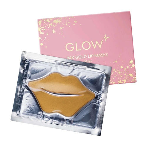 Маска для губ GLOW 24K GOLD CARE Маска (патчи) для губ патчи для лица glow 24k gold care многоразовый лифтинг тейп маска для лба против морщин