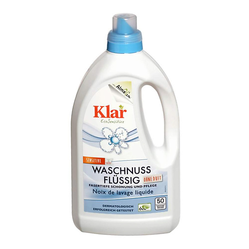 KLAR Жидкое средство на мыльном орехе для цветного и белого белья гипоаллергенное ЭКО