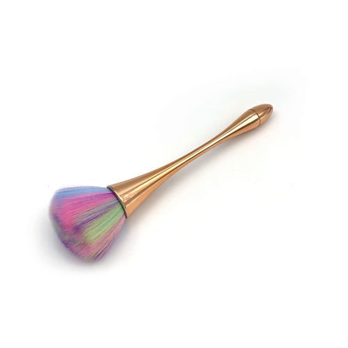 

NAIL BEST Кисть-сметка на длинной ручке розовое золото, Кисть-сметка на длинной ручке розовое золото