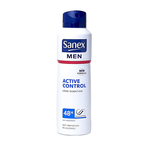 SANEX Дезодорант-аэрозоль мужской Natur Active & Control 200 biotherm роликовый дезодорант для мужчин 72 часа day control