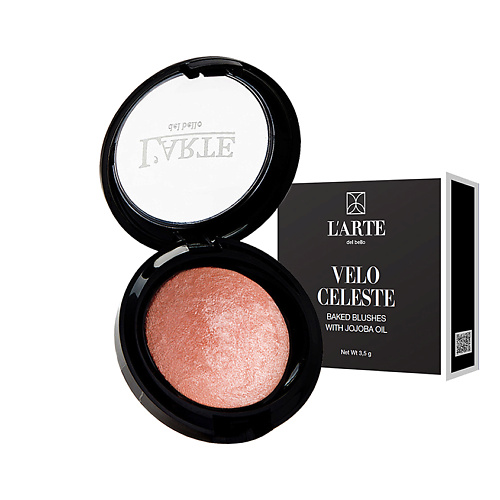 LARTE DEL BELLO Румяна запечённые минеральные VELO CELESTE