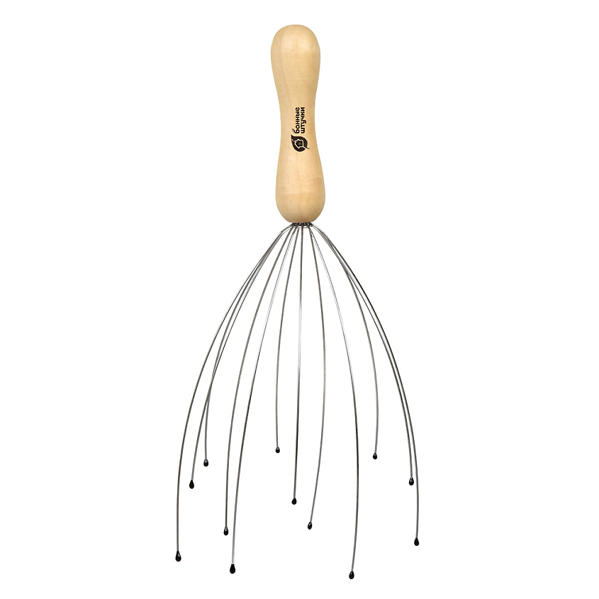 Изображение товара БАННЫЕ ШТУЧКИ Массажер для головы Антистресс, 1 шт