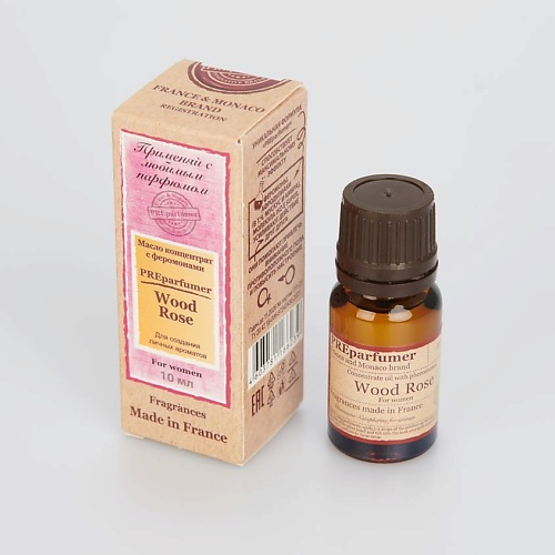 PREPARFUMER Wood Rose косметическое масло–духи Premium класса 10