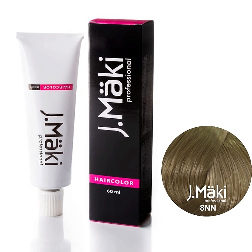 

J.MÄKI PROFESSIONAL Краситель для волос 8NN Светло-русый интенсивный