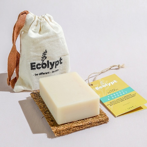 фото Ecolypt мыло-скраб для тела с пробиотиками "лес и пустыня"