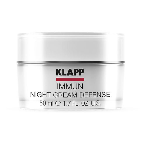 Крем для лица KLAPP COSMETICS Ночной крем IMMUN Night Cream Defence ночной крем klapp cosmetics a classic 50 мл