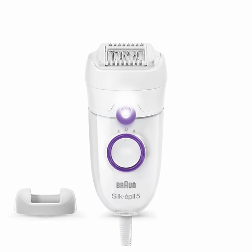 Braun Эпилятор S5 SE 5-505P с насадками White Purple