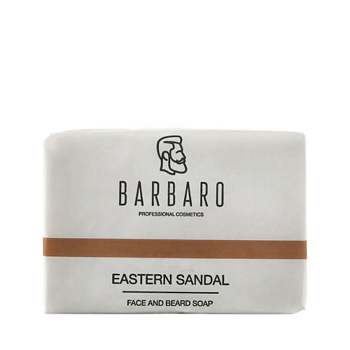 

BARBARO Мыло для лица и бороды "Eastern sandal"