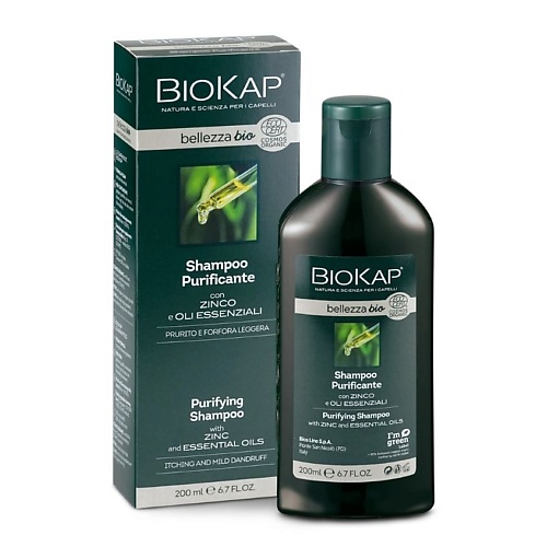 biokap био шампунь восстанавливающий 200 мл Шампунь для волос BIOKAP БИО шампунь для волос очищающий