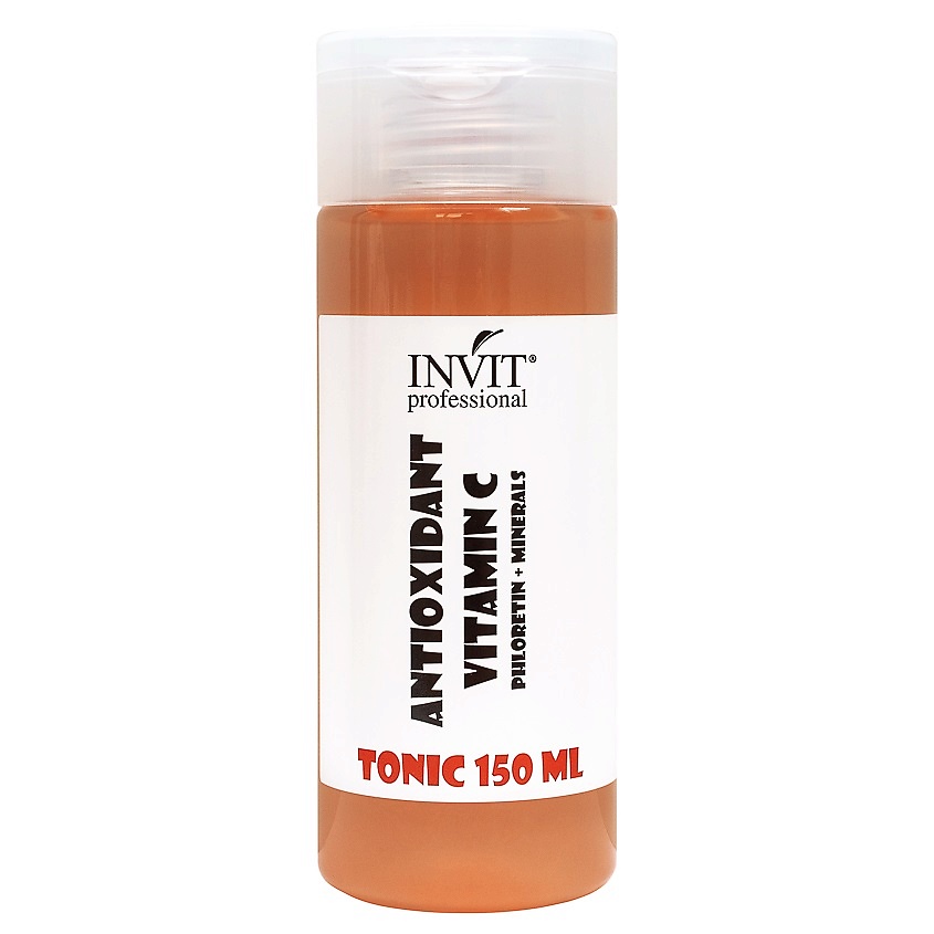 фото Invit тоник-антиоксидант для очищения лица с витамином с, флоретином и минералами