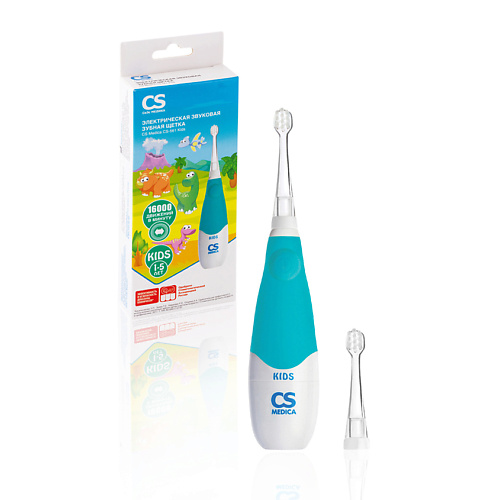 Электрическая зубная щетка CS MEDICA Электрическая звуковая зубная щетка CS-561 Kids зубная щетка электрическая cs medica cs 465 w 12