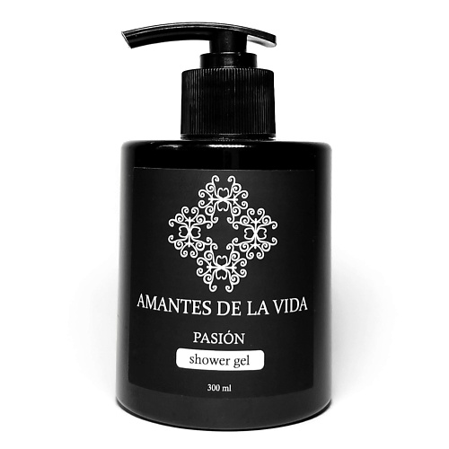 Средства для ванной и душа AMANTES DE LA VIDA Увлажняющий гель для душа Alegria с пантенолом и гиалуроновой кислотой 300