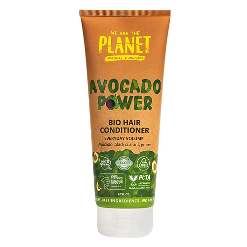Бальзам для волос WE ARE THE PLANET Бальзам для волос Для объема и силы Avocado Power шампунь для объема и силы we are the planet avocado power 200 мл