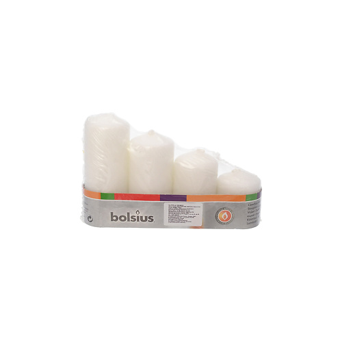 bolsius подсвечник bolsius сandle accessories 77 72 белый для чайных свечей BOLSIUS Свечи столбик Bolsius Classic белые