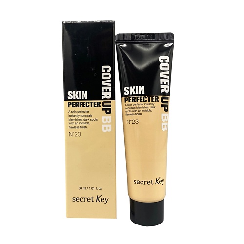 

SECRET KEY ВВ-Крем для идеального тона лица №23 COVER UP BB SKIN PERFECTER № 23 30.0, ВВ-Крем для идеального тона лица №23 COVER UP BB SKIN PERFECTER № 23