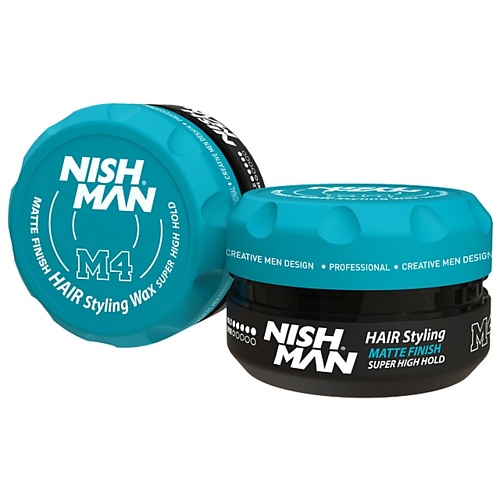 NISHMAN Воск для волос М4 MATTE FINISH Super High Hold 100.0 шампунь для волос mixit super food coconut восстанавливающий 400 мл