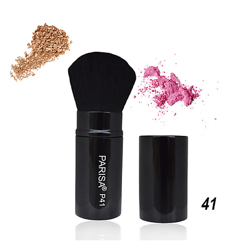 PARISA COSMETICS Кисть для макияжа P-41 для сухих средств parisa cosmetics кисть для макияжа p 07 для сухих компактных и шариковых корректирующих средств