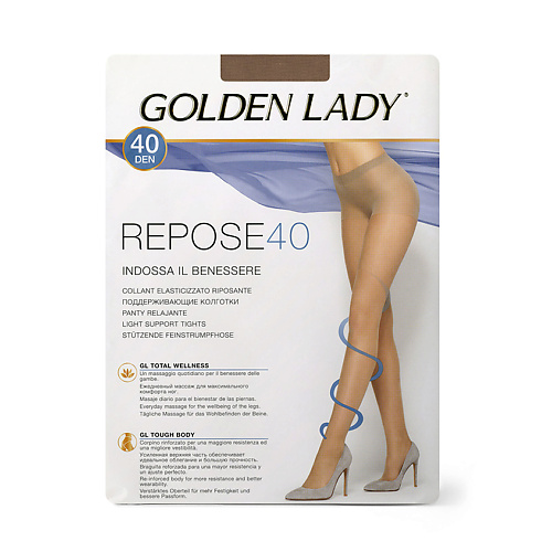 GOLDEN LADY Колготки женские 40 den Repose Cognac 5 golden lady носки forte укороченный