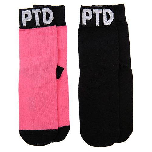 Носки PLAYTODAY Носки трикотажные для девочек (розовый, черный)