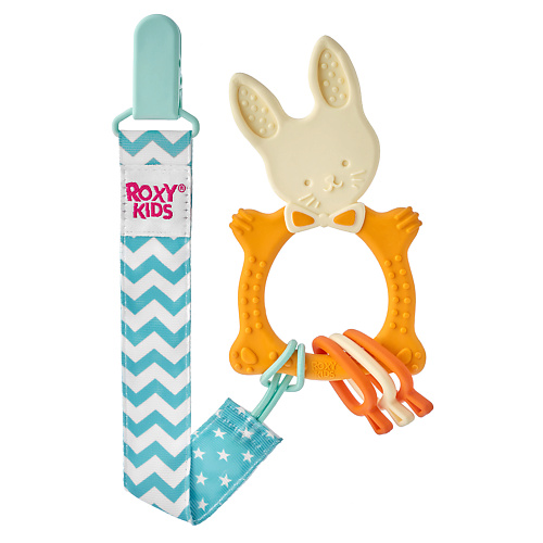 фото Roxy kids универсальный прорезыватель bunny с держателем
