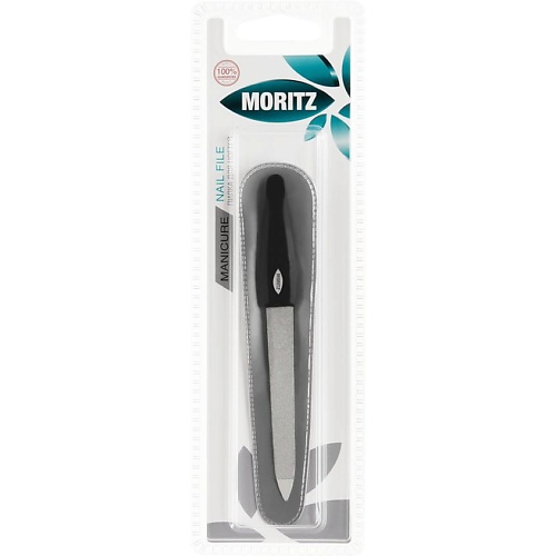 MORITZ Пилка для ногтей двусторонняя с сапфировым напылением 12,5 см moritz пилка для ногтей стеклянная