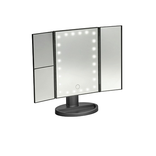 BRADEX Настольное 3D зеркало с подсветкой и с увеличением для макияжа, раскладное luazon зеркало с подсветкой kz 01 настольное