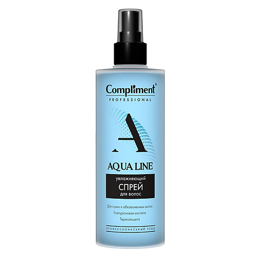 Спрей для ухода за волосами COMPLIMENT Professional Aqua line Спрей для волос Увлажняющий