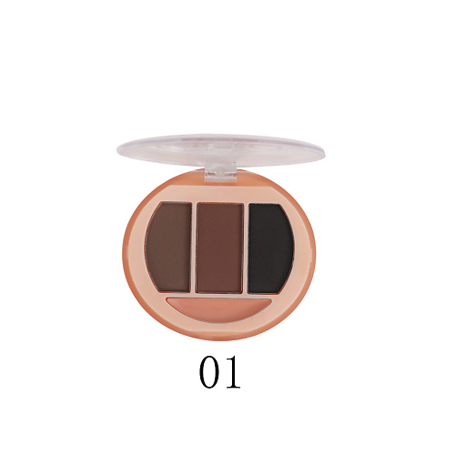 FARRES Тени для бровей 4 цвета PERFECT двойные тени для бровей perfect brow duo eb0101 01 blonde 3 г