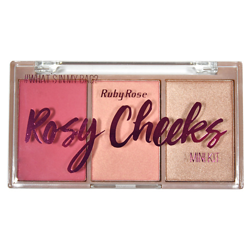 фото Ruby rose палетка для лица blush and glow