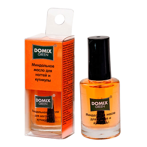 DOMIX GREEN Масло миндальное для ногтей и кутикулы 11.0 domix массажное масло сладкого миндаля и апельсина tc 136