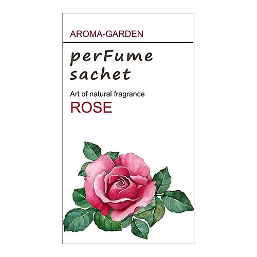 Саше AROMA-GARDEN Ароматизатор-САШЕ  СВЕЖЕСТЬ РОЗА ароматы для дома aroma garden ароматизатор саше турецкая роза