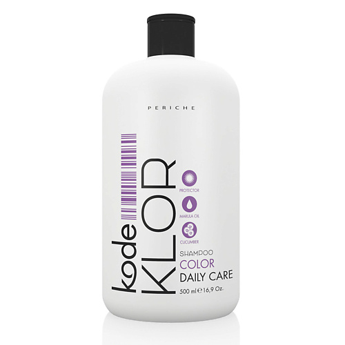 Шампунь для волос PERICHE PROFESIONAL Шампунь для окрашенных (и обесцвеченных волос) Kode KLOR Shampoo Daily Care