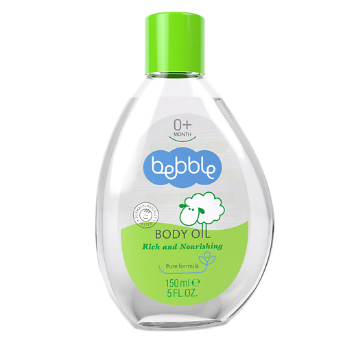 фото Bebble масло для ежедневного массажа тела детское body oil 0+