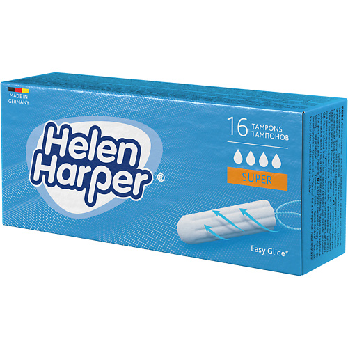 HELEN HARPER Тампоны безаппликаторные Super 16 bella тампоны без аппликатора tampo super 16