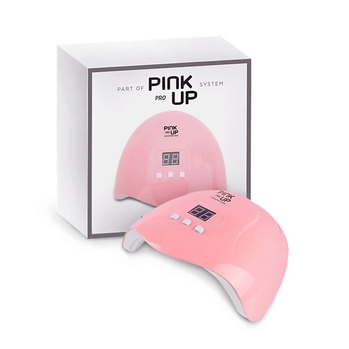 Аксессуары для маникюра PINK UP Лампа для полимеризации гель-лака PRO UV/LED pink