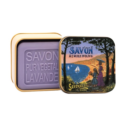 LA SAVONNERIE DE NYONS Мыло с лавандой Лазурный берег 100 la savonnerie de nyons мыло с лавандой 200
