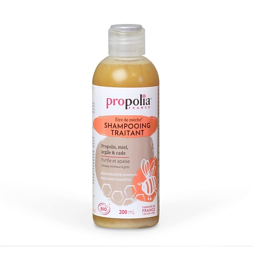 Propolia Органический шампунь успокаивающий Прополис, мёд, глина и красный можжевельник