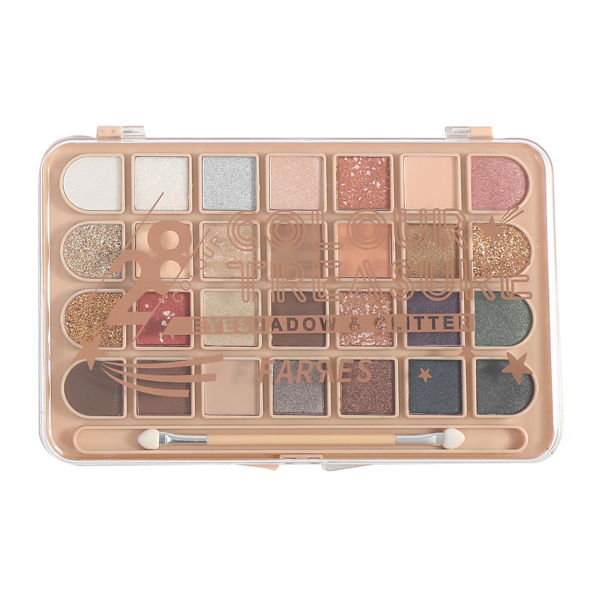 FARRES Палетка теней для век COLOUR TREASURE 28 цветов купить по низким ...